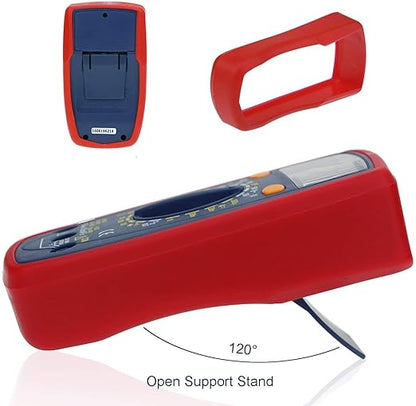 Multimeter Tester 2000 Counts Digital Multimeter with DC AC Voltmeter and Ohm Volt Amp Meter ; Measures Voltage, Current, Resistance; Tests Live Wire, Continuity