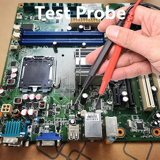 16-in-1 Multimeter Test Leads Kit, Replaceable Silicone Jumper Wires with Electronical Alligator Clips Probes, Banana Plug, Power Testing Needle for Electronics, Circuit Connection, Experiment