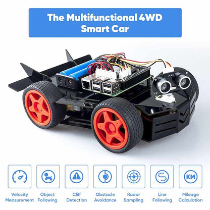 Raspberry Pi Smart Car Kit - Picar-4WD